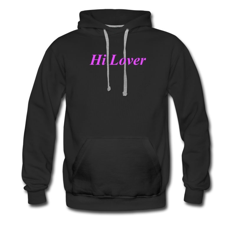Men's Hi Lover Cool Design Hoodie
