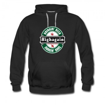 Men's HIGHagain Black Hoodie