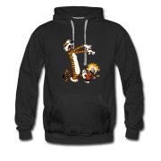 Men's hobbes and calvin Hoodie
