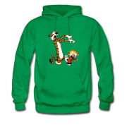 Men's hobbes and calvin Hoodie