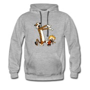 Men's hobbes and calvin Hoodie