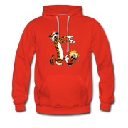 Men's hobbes and calvin Hoodie
