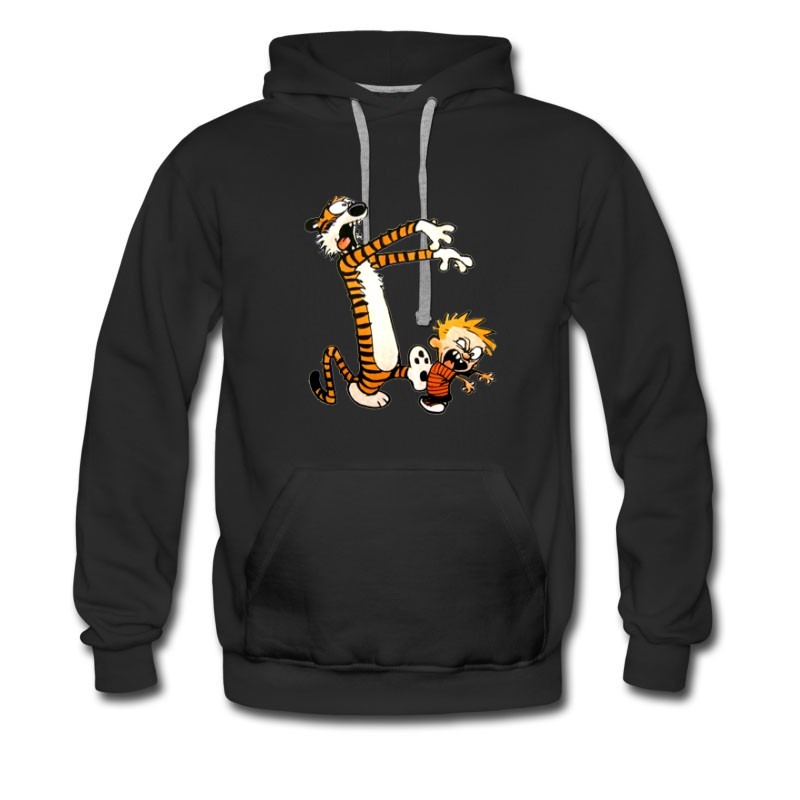 Men's hobbes and calvin Hoodie