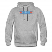 Men's Hot Air Fighter Movie Logo Top Gun Hoodie