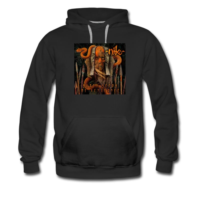 Men's Hot Album Metal Black Seed Of Vergeance Hoodie