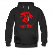 Men's Hot Aprilia Leo Lion Sport Bike Logo Hoodie
