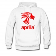 Men's Hot Aprilia Leo Lion Sport Bike Logo Hoodie