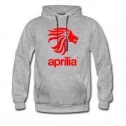 Men's Hot Aprilia Leo Lion Sport Bike Logo Hoodie