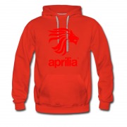Men's Hot Aprilia Leo Lion Sport Bike Logo Hoodie