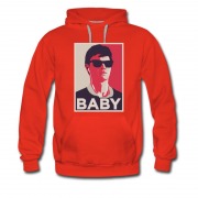 Men's Hot Baby Poster Baby Driver 2017 Movies Hoodie