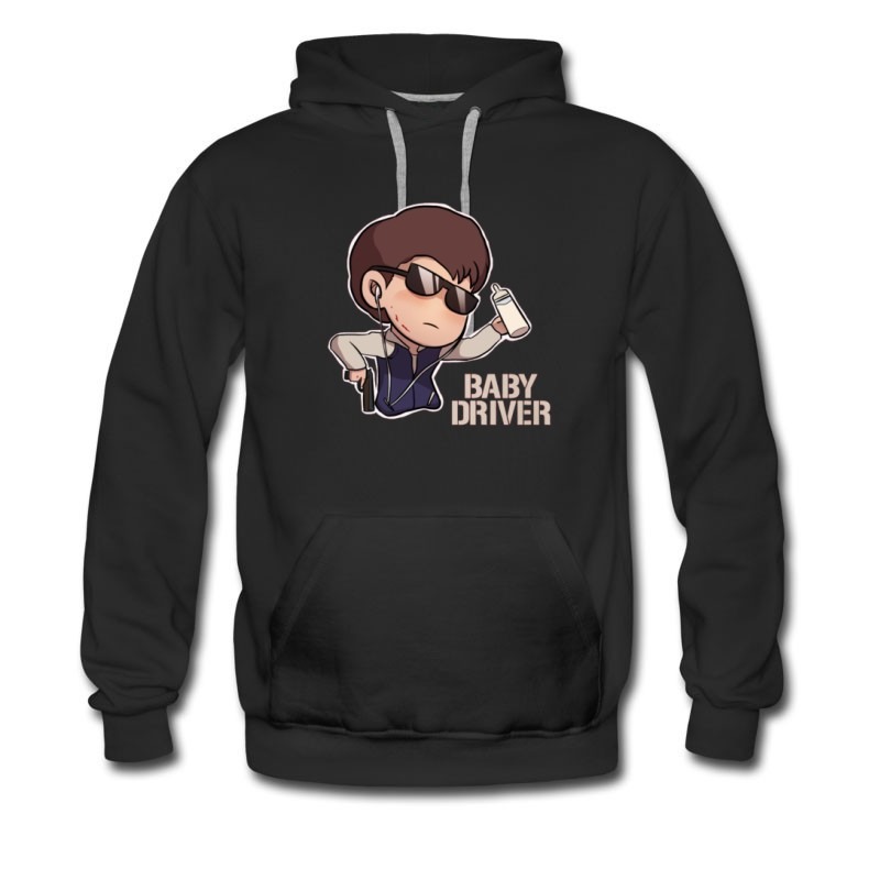 Men's Hot Cartoons Baby Driver Hoodie