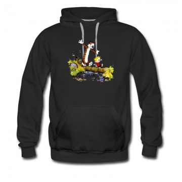 Men's Hot Design Calvin And Hobbes Hoodie