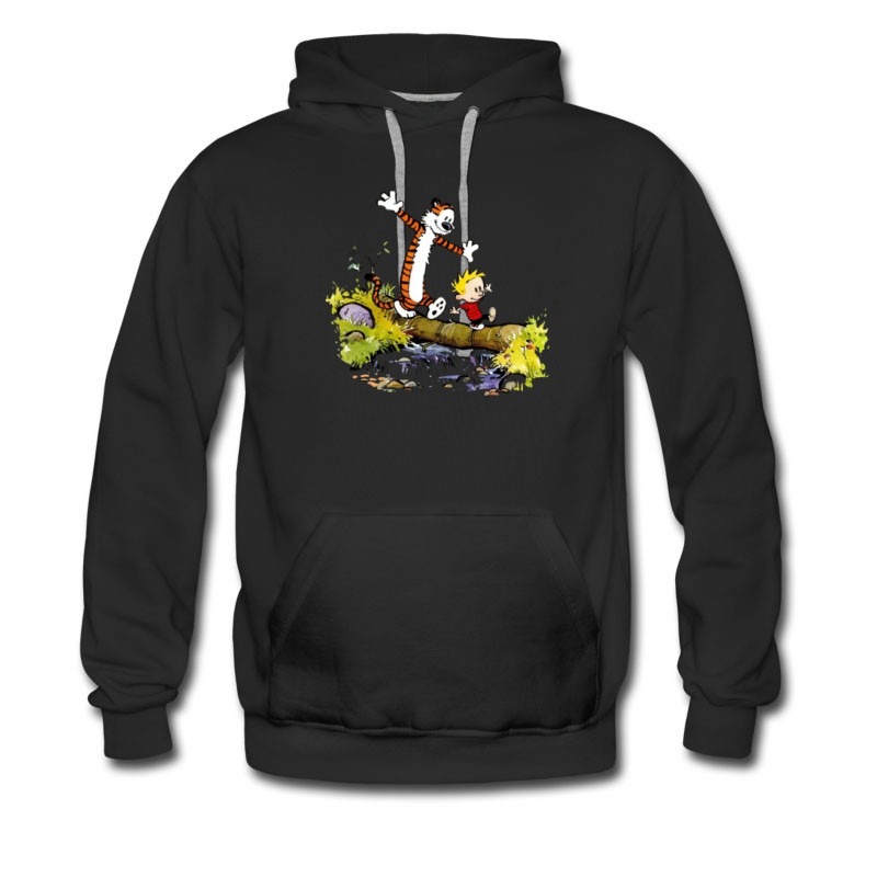 Men's Hot Design Calvin And Hobbes Hoodie