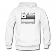 Men's Hot Design Lamb Of God Pure American Hoodie