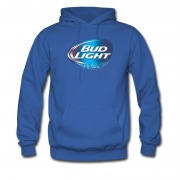 Men's Hot Logo Bud Light Beer Ultimate Design Cool Stuff Hoodie