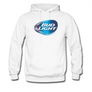 Men's Hot Logo Bud Light Beer Ultimate Design Cool Stuff Hoodie