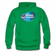 Men's Hot Logo Bud Light Beer Ultimate Design Cool Stuff Hoodie
