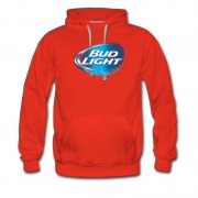 Men's Hot Logo Bud Light Beer Ultimate Design Cool Stuff Hoodie