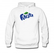Men's Hot Logo Fanta Soft Drinking Hoodie