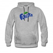 Men's Hot Logo Fanta Soft Drinking Hoodie