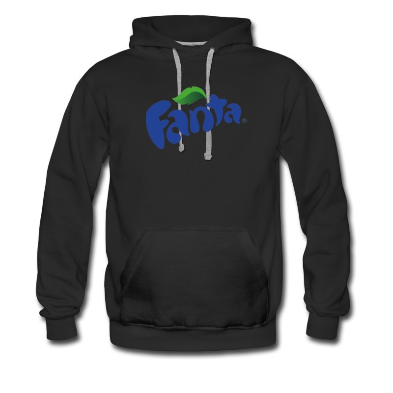 Men's Hot Logo Fanta Soft Drinking Hoodie