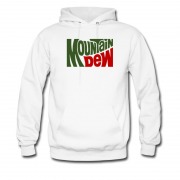 Men's Hot Logo Mountain Dew Drinking Logo Hoodie