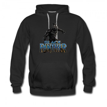 Men's Hot Marvel Hero Black Panther Hoodie