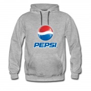 Men's Hot Pepsi Logo Blue Red Dark Color Hoodie