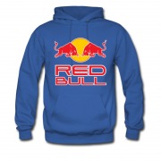 Men's Hot Red Bull Logo Hoodie