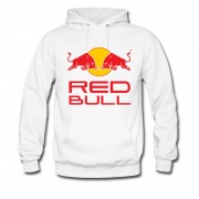 Men's Hot Red Bull Logo Hoodie