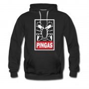 Men's Hot Retro Cartoon Pingas Style Hoodie