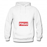 Men's Hot Retro Cartoon Pingas Style Hoodie