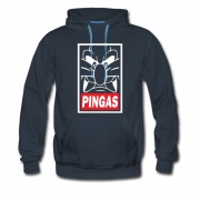 Men's Hot Retro Cartoon Pingas Style Hoodie