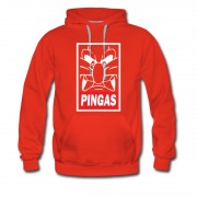 Men's Hot Retro Cartoon Pingas Style Hoodie