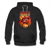 Men's Hot Retro Classic Rock Metal Kiss Band Hot Sell Hoodie
