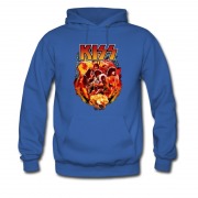 Men's Hot Retro Classic Rock Metal Kiss Band Hot Sell Hoodie