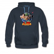 Men's Hot Retro Games Worm World Party Remastered Hoodie