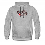Men's Hot Rock Design Santa Cruz Cool Hoodie