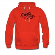 Men's Hot Rock Design Santa Cruz Cool Hoodie