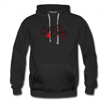 Men's Hot Rock Design Santa Cruz Cool Hoodie