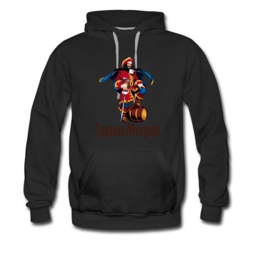 Men's Hot Sell Captain Morgan Standing Rum Beer Hoodie