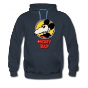 Men's Hot Sell Mickey Rat Forest Green Design Hoodie