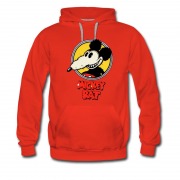 Men's Hot Sell Mickey Rat Forest Green Design Hoodie