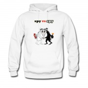 Men's Hot Sell Spy Versus Spy Cartoon Retro Comic Hoodie