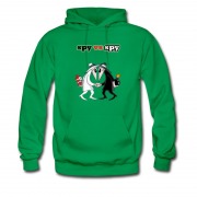 Men's Hot Sell Spy Versus Spy Cartoon Retro Comic Hoodie