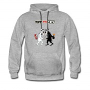 Men's Hot Sell Spy Versus Spy Cartoon Retro Comic Hoodie