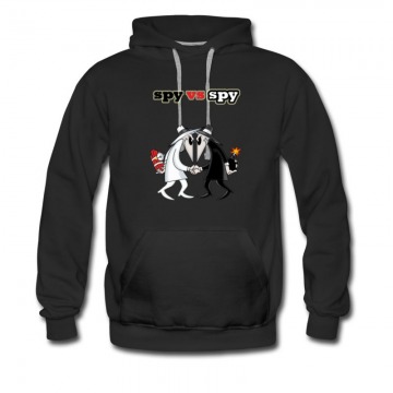 Men's Hot Sell Spy Versus Spy Cartoon Retro Comic Hoodie
