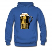 Men's Hot Style I Love Beer With Mug Hoodie