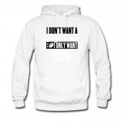 Men's I Dont Want A Boyfriend I Only Want Football Player Hoodie