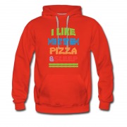 Men's I Like Pizza And Sleep Own Text Hoodie